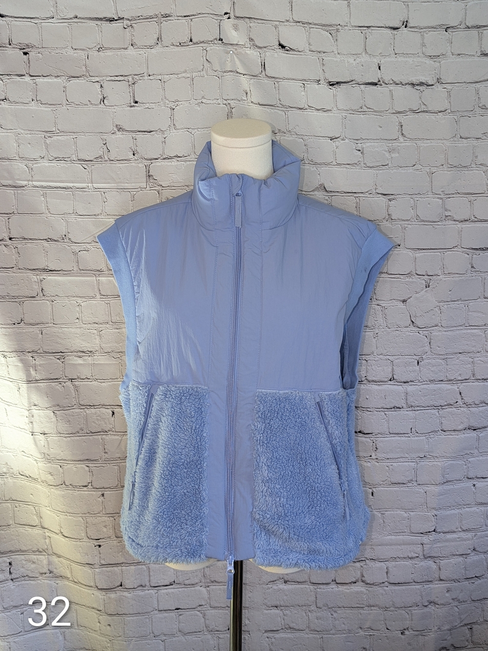 Joy Lab Women's Vest Small Boxy Fit periwinkle-ish NWT